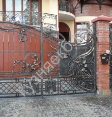 Кованные ворота №20 - кузняекб.рф - Екатеринбург