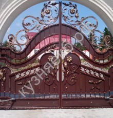 Кованные ворота №4 - кузняекб.рф - Екатеринбург
