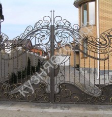 Кованные ворота №17 - кузняекб.рф - Екатеринбург