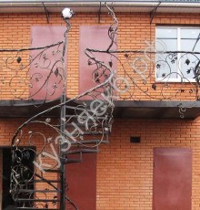 Кованый балкон №10 - кузняекб.рф - Екатеринбург