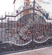 Кованные ворота №30 - кузняекб.рф - Екатеринбург