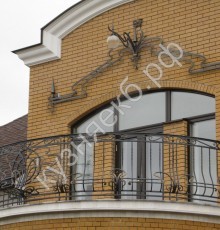 Кованый балкон №27 - кузняекб.рф - Екатеринбург