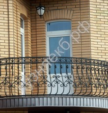 Кованый балкон №36 - кузняекб.рф - Екатеринбург