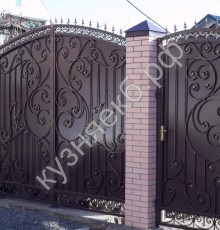 Кованные ворота №33 - кузняекб.рф - Екатеринбург