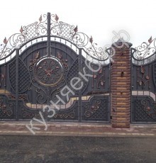 Кованные ворота №39 - кузняекб.рф - Екатеринбург