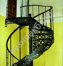 Кованая лестница №22 - кузняекб.рф - Екатеринбург