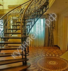 Кованая лестница №23 - кузняекб.рф - Екатеринбург