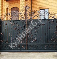 Кованные ворота №43 - кузняекб.рф - Екатеринбург