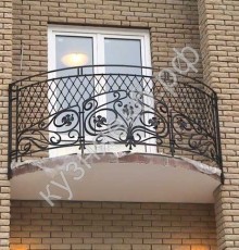 Кованый балкон №46 - кузняекб.рф - Екатеринбург