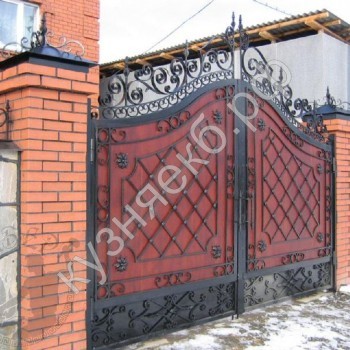 Кованные ворота №3 - кузняекб.рф - Екатеринбург