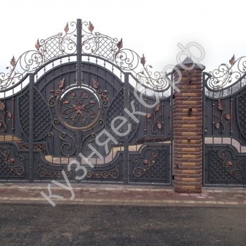 Кованные ворота №39 - кузняекб.рф - Екатеринбург